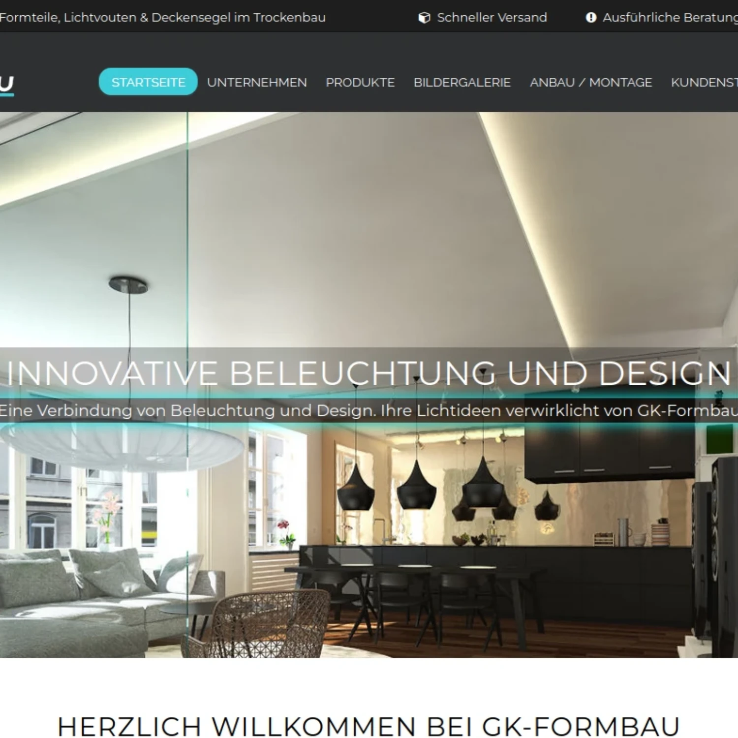 GK Formbau Webdesign
