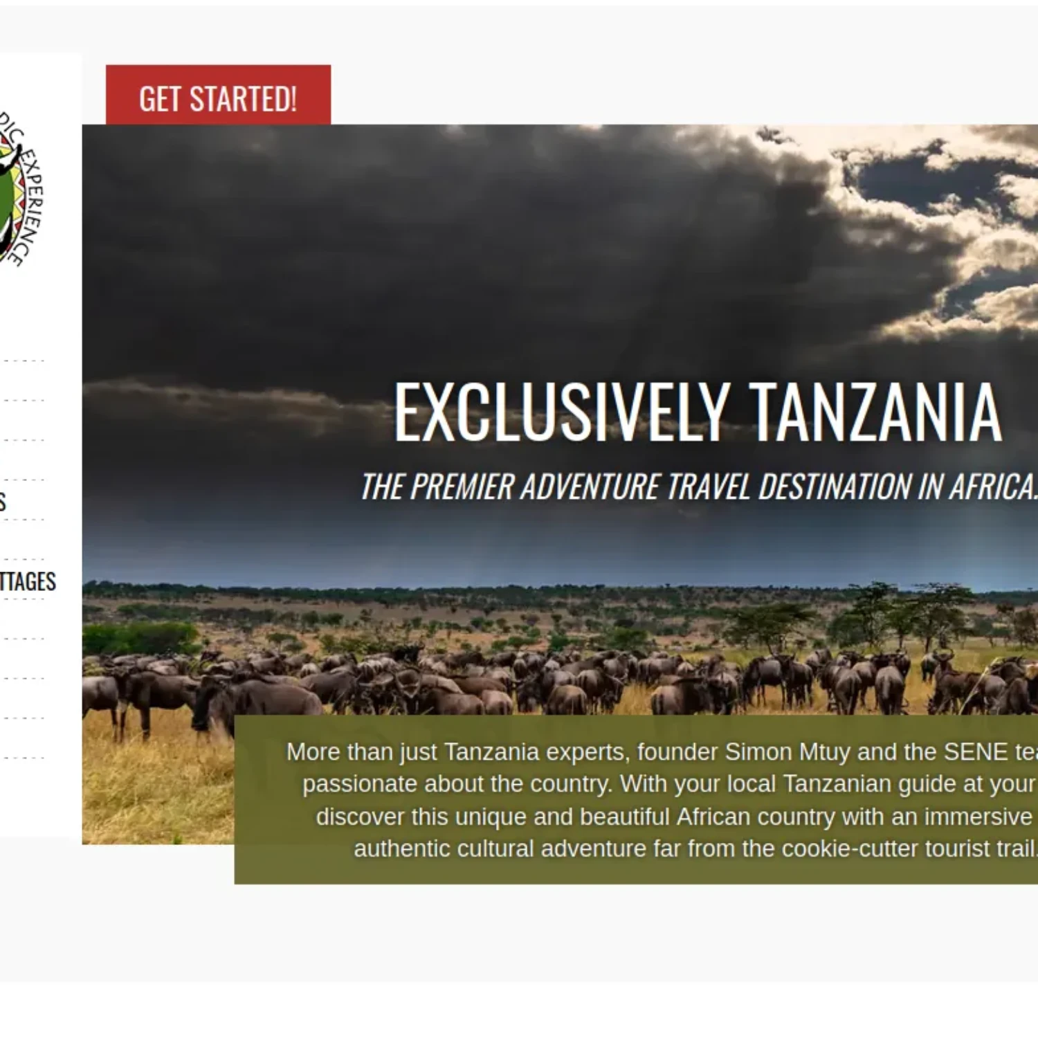 Summit Expeditions & Nomadic Experience - Webdesign